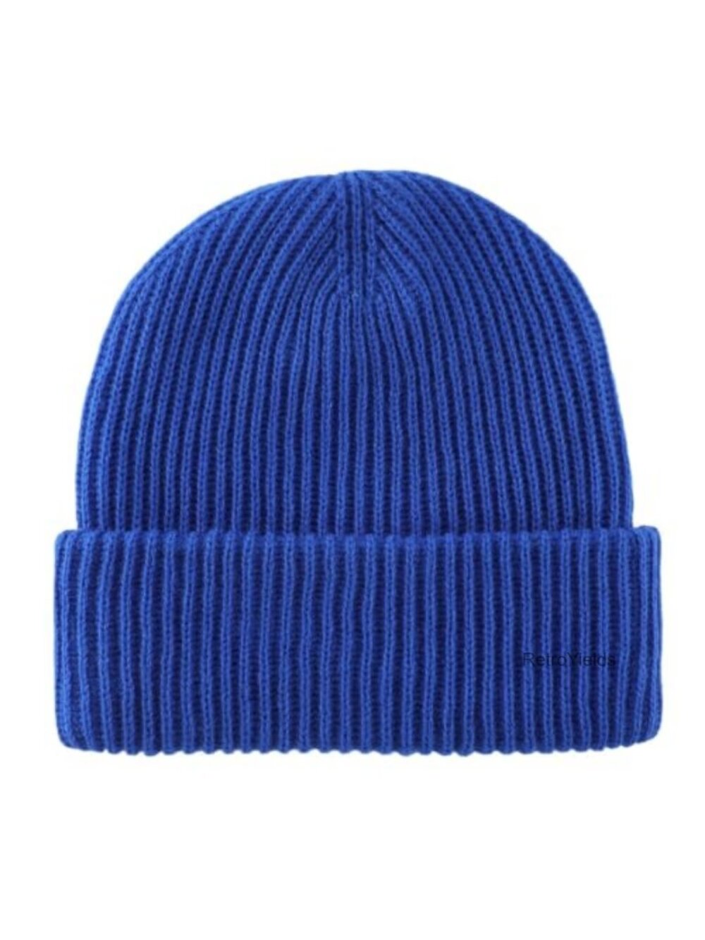 Rib Knit Beanie Hat Cuffed Winter Hat for Men and Women
